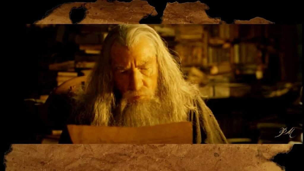 A picture of Gandalf from Lord of the Rings